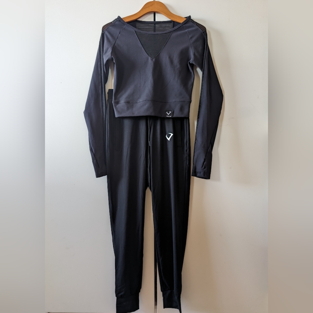 Black Track Pants & Joggers Set